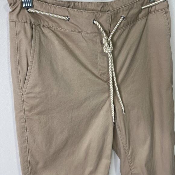 Talbots Women's 4 Pants Wide Leg Crop Khaki Rope Wide Leg - Picture 4 of 9